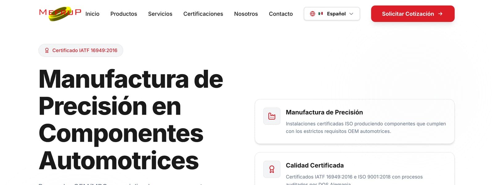 Portada de mefrup.com